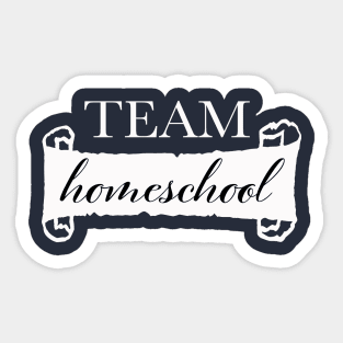 Team Homschool Sticker